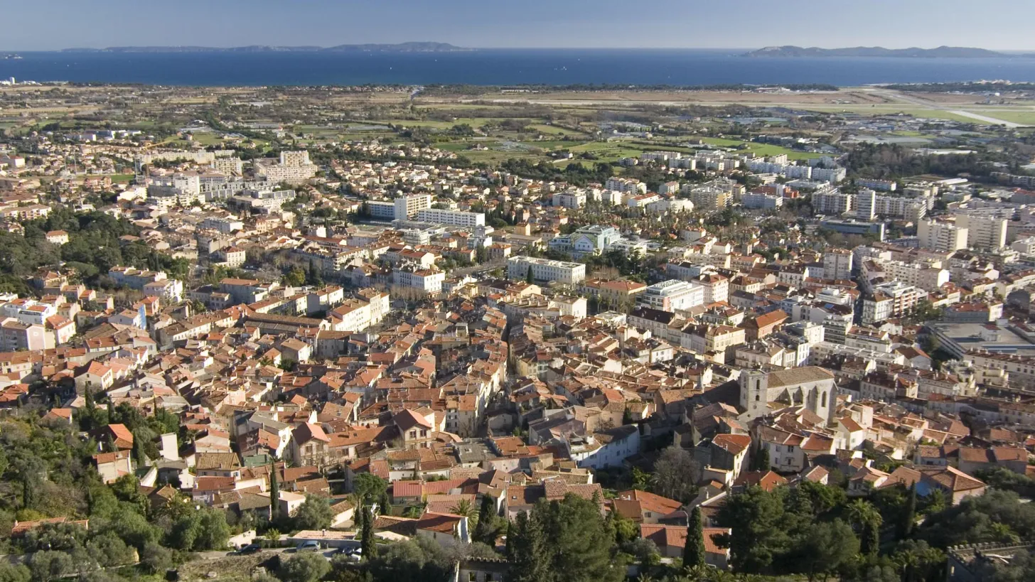 Vue de Hyères