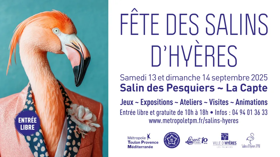 Les 13 et 14 septembre de 10h à 18h LA FÊTE DES SALINS - Édition spéciale les 50 ans du conservatoire du littoral