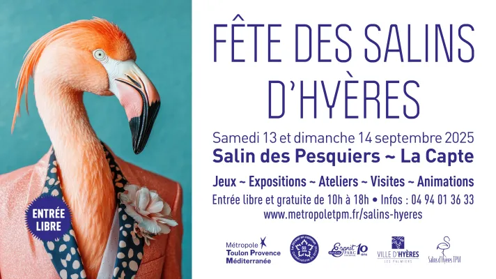 Les 13 et 14 septembre de 10h à 18h LA FÊTE DES SALINS - Édition spéciale les 50 ans du conservatoire du littoral