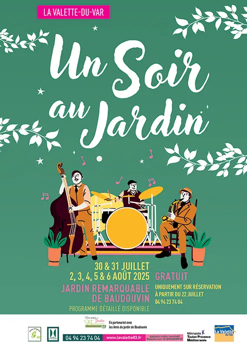 Concerts gratuits Un soir au jardin