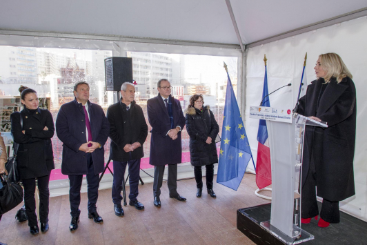 1ère pierre résidence Universitaire DUMONT D’URVILLE