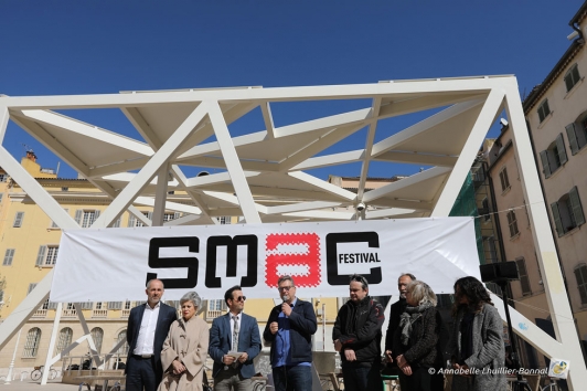 L'équipe du SMAC Festival lors de la conférence de presse le 17 mars