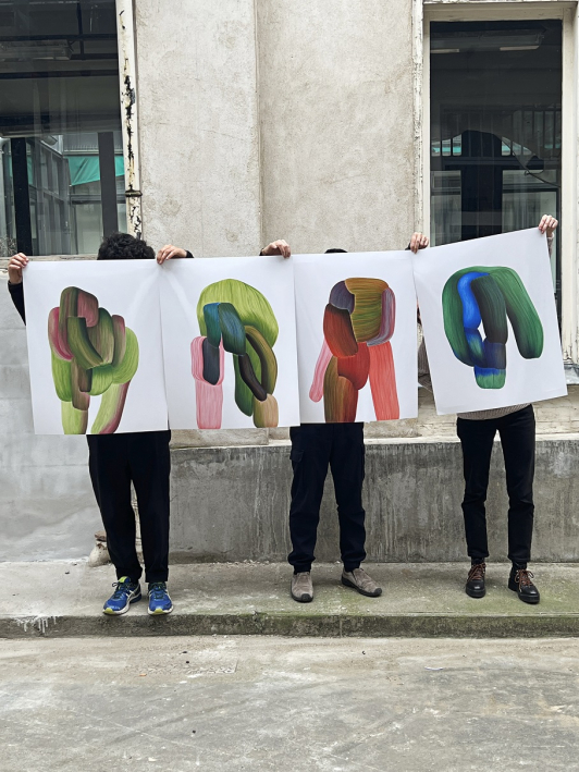 Ronan Bouroullec, posters du wrong shop (c) studio bouroullec