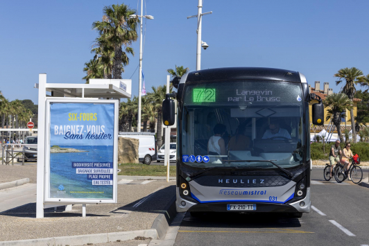 Ligne 72 desservant Six-fours-les-Plages et Sanary