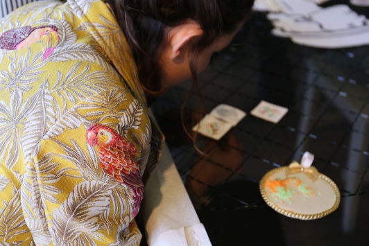 Atelier participatif de broderie, Maison Lesage, 32eme Festival International de Mode et de Photographie à Hyères
