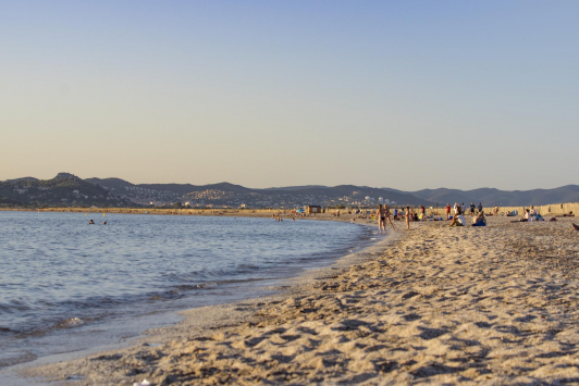 La plage de l'Almanarre