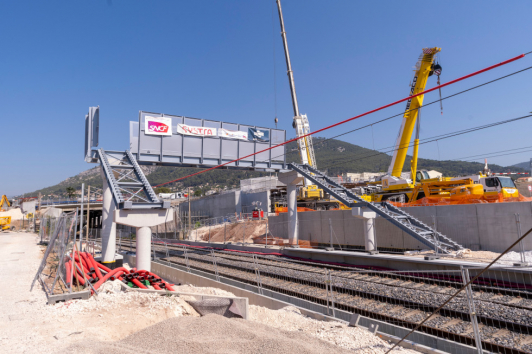 Halte ferroviaire Sainte Musse - Travaux