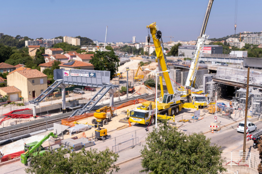 Halte ferroviaire Sainte Musse - Travaux