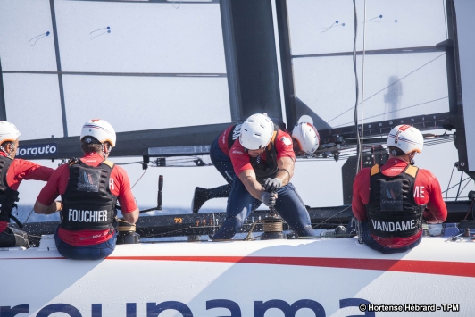 Première sortie en mer de l'AC 45 - 15h