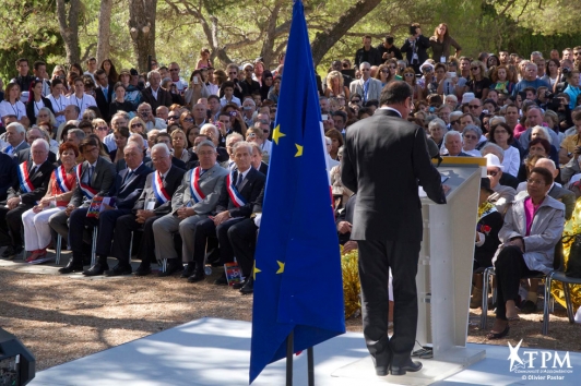 Cérémonie au Mémorial du Mont Faron