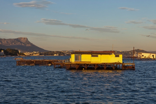 Aquaculture baie de Tamaris