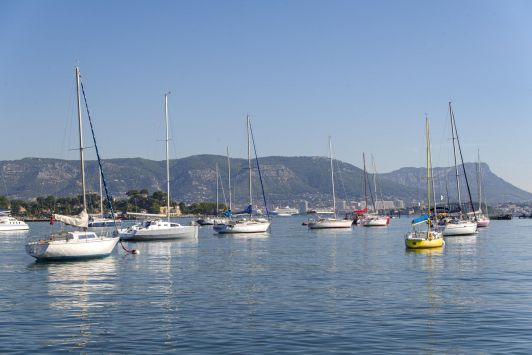 Bateaux déplacés au mouillage - Baie du Lazaret