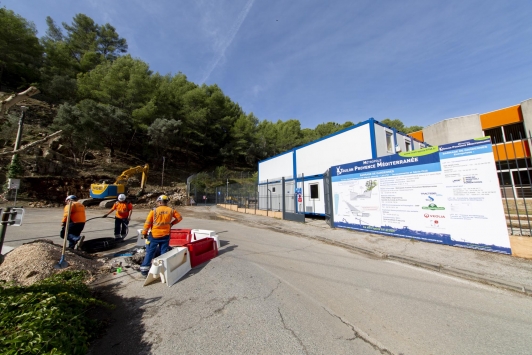 Travaux du barrage de Dardennes au Revest-les-Eaux 