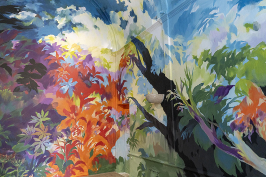 Fresque jardin de Baudouvin - Makiko Furuichi