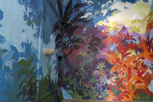 Fresque jardin de Baudouvin - Makiko Furuichi