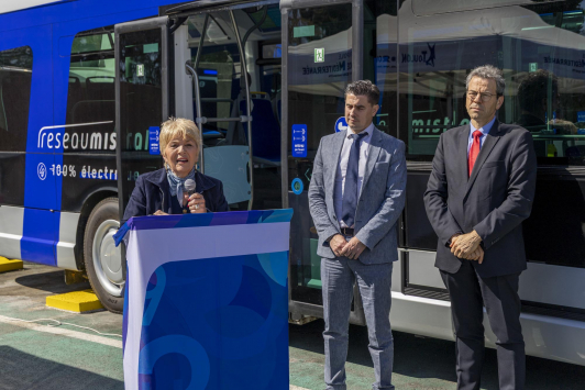 Nouveaux bus électriques réseau Mistral