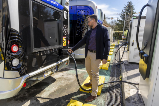 Nouveaux bus électriques réseau Mistral