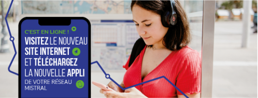 Nouveau site et nouvelle App mobile réseau mistral