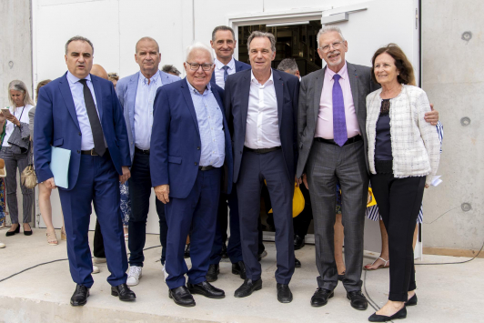 Inauguration des installations - électrification des quais du port de Toulon