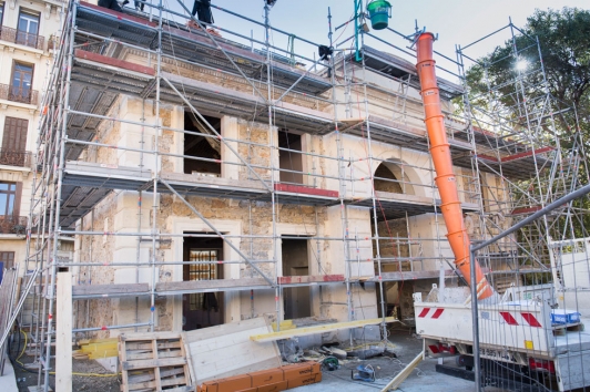 Rénovation de l'ancien pavillon d'accueil rue Chalucet