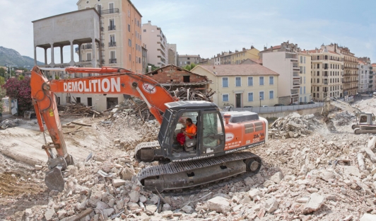 Chantier Chalucet mi juillet