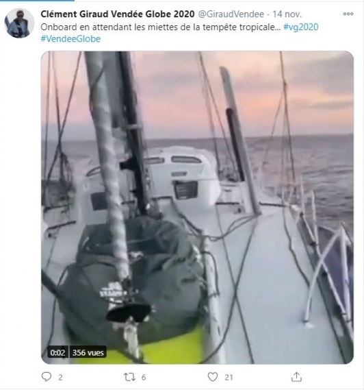 Clément Giraud, Vendée Globe 2020 - @giraudvendee