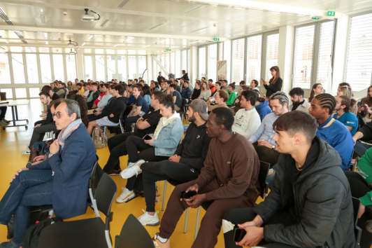 Conférence gestion du stress - Etudiants et RCT© RCT