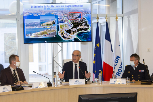 Hubert Falco - Présentation : nouveau quartier ouvert sur la mer 