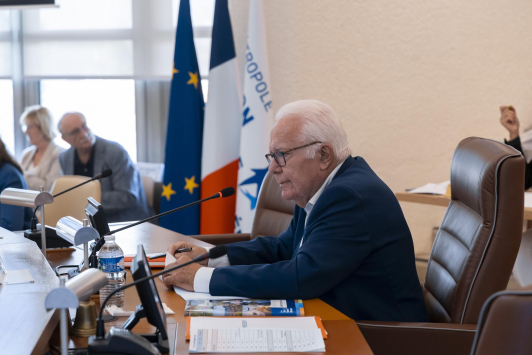 Président Jean Pierre Giran - Conseil métropolitain du 28 septembre 2023