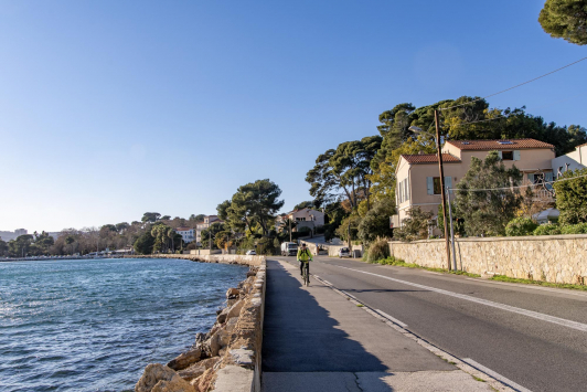 La corniche Tamaris à La Seyne