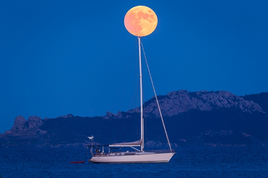 Catégorie "Paysage insolite du Grand Site" 2ème place Mireille Vincent "Objectif lune"