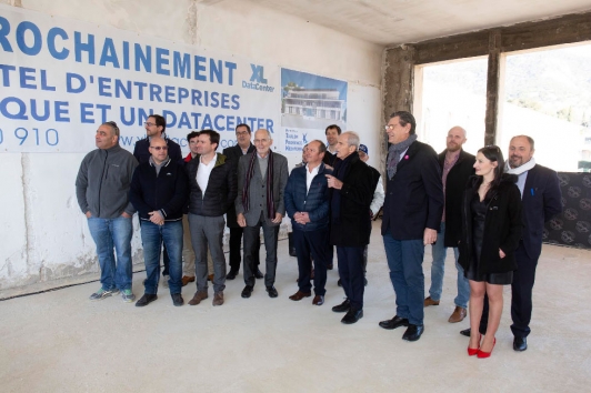 Chantier du futur hôtel d'entreprises du numérique et Datacenter