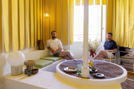 Marc-Antoine Biehler et Amaury Graveleine à l'Evêché - Finalistes Design Parade Toulon