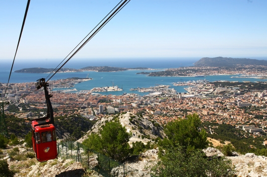 Faron - vue sur la Rade de Toulon © DR