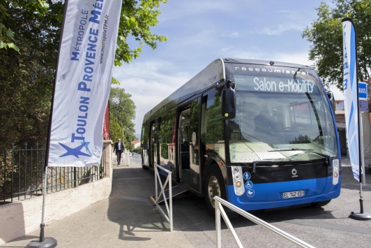 Nouveau bus électrique du Réseau Mistral