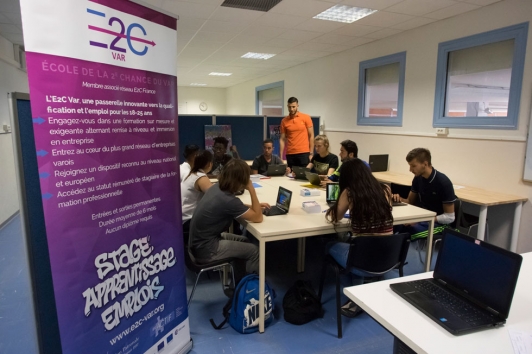 L'Ecole de la 2e chance à La Garde