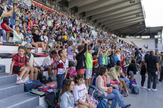 28 septembre 2023 - entrainement public des Sud-africains dans le cadre de la Coupe du Monde de Rugby 2023