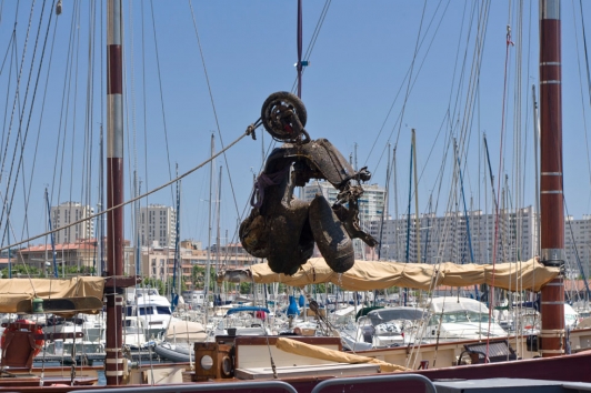 Opération rade propre dans le port de Toulon