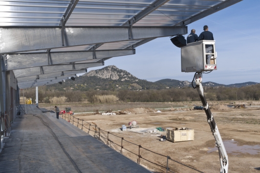 Travaux Complexe sportif de l'Estagnol - Février 2013