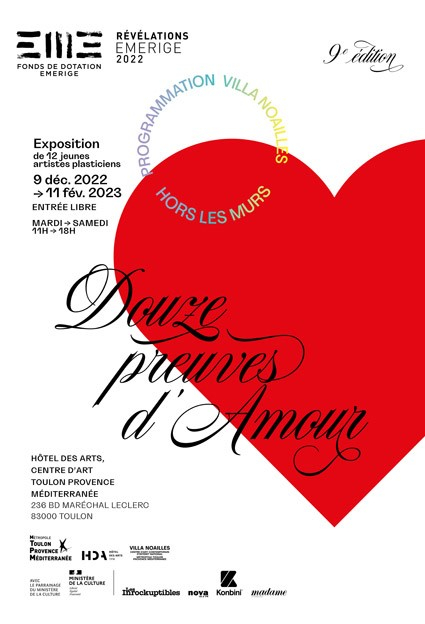 Douze preuves d'amour - exposition Emerige 2022