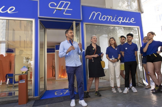 L'école Camondo expose à la boutique Monique cours Lafayette