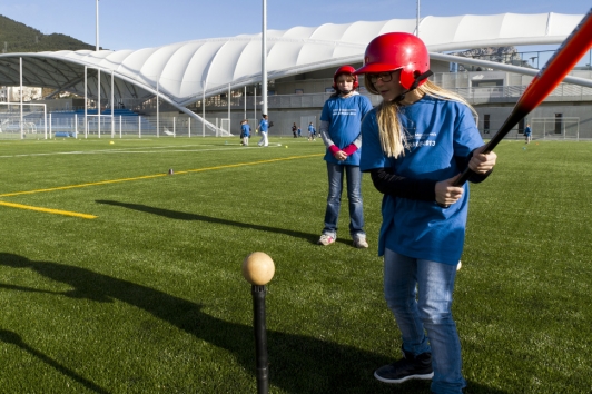 Inauguration du Stade Léo Lagrange avec les enfants de l'agglo - Toulon