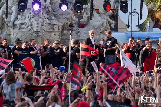 Parade du RCT - Place de la Liberté