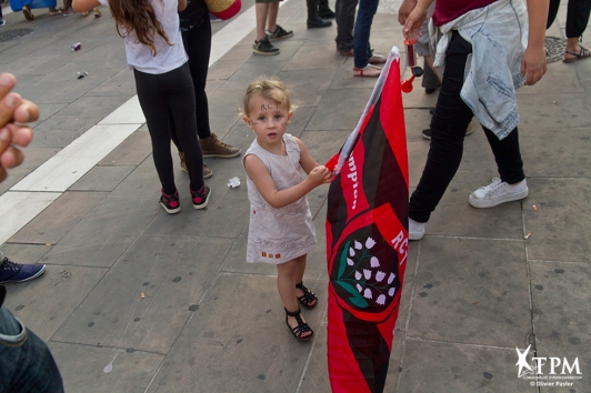 Parade du RCT - Place de la Liberté