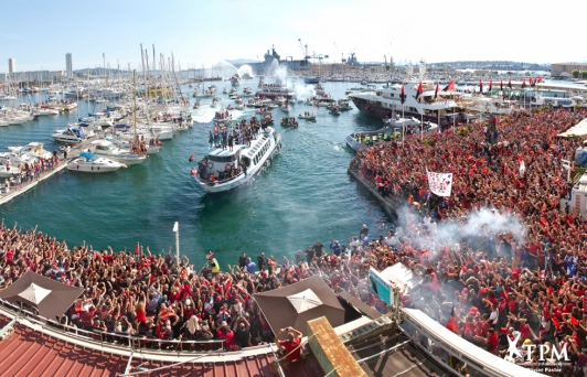 Parade du RCT - Arrivée des joueurs