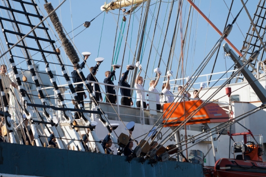 Départ du Krusenstern
