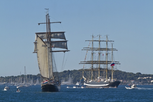 Manoeuvres dans le port