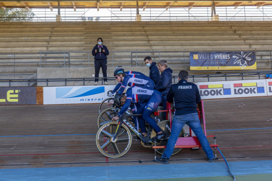 Equipe de France au Vélodrome TPM