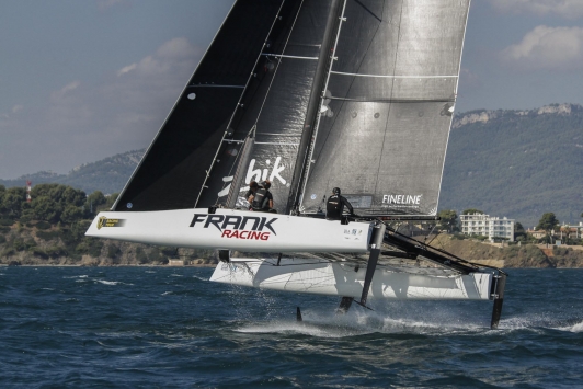 Décollage des bateaux des GC32