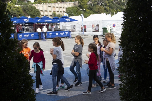 De nombreuses classes ont visité le village de la GC32